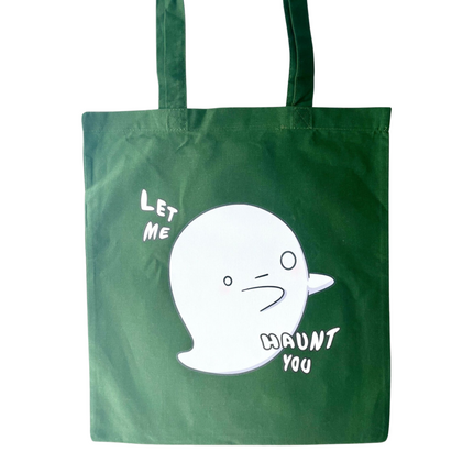 Yuki the Ghost Totebag - Let me haunt you (diverse kleuren)