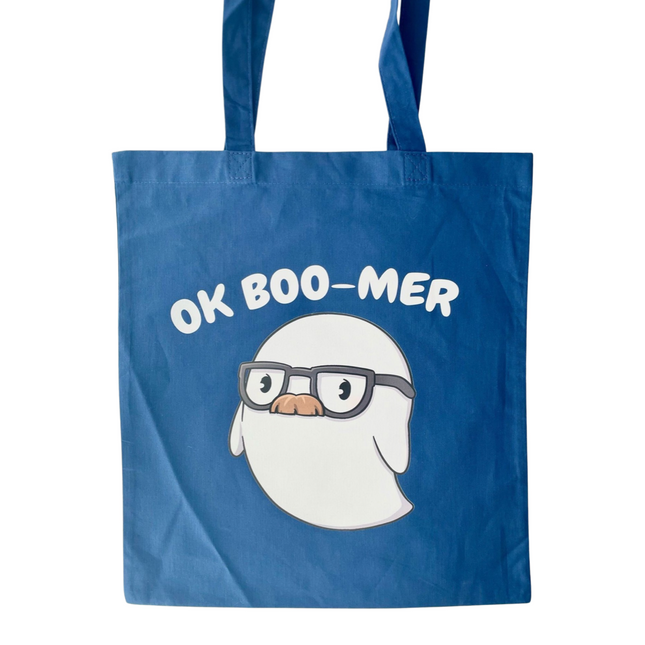 Yuki the Ghost Totebag - Ok Boo-mer (diverse kleuren)