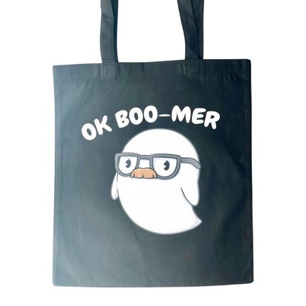 Yuki the Ghost Totebag - Ok Boo-mer (diverse kleuren)