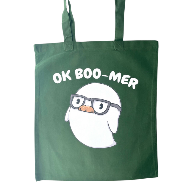 Yuki the Ghost Totebag - Ok Boo-mer (diverse kleuren)