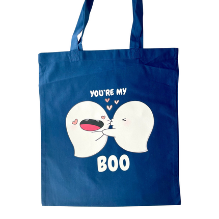 Yuki the Ghost Totebag - You're My Boo (diverse kleuren)