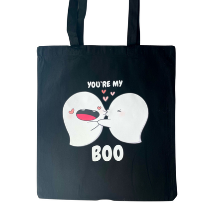 Yuki the Ghost Totebag - You're My Boo (diverse kleuren)